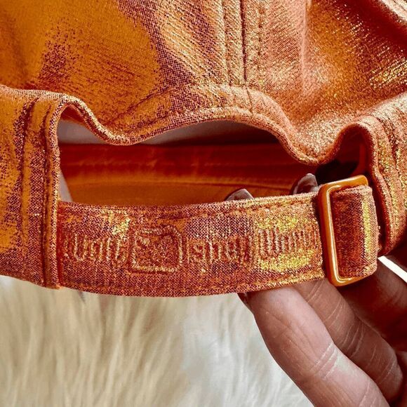 Walt Disney World Baseball Cap Adults Peach Punch Orange NEW OS WDW Disney Parks - Picture 6 of 7